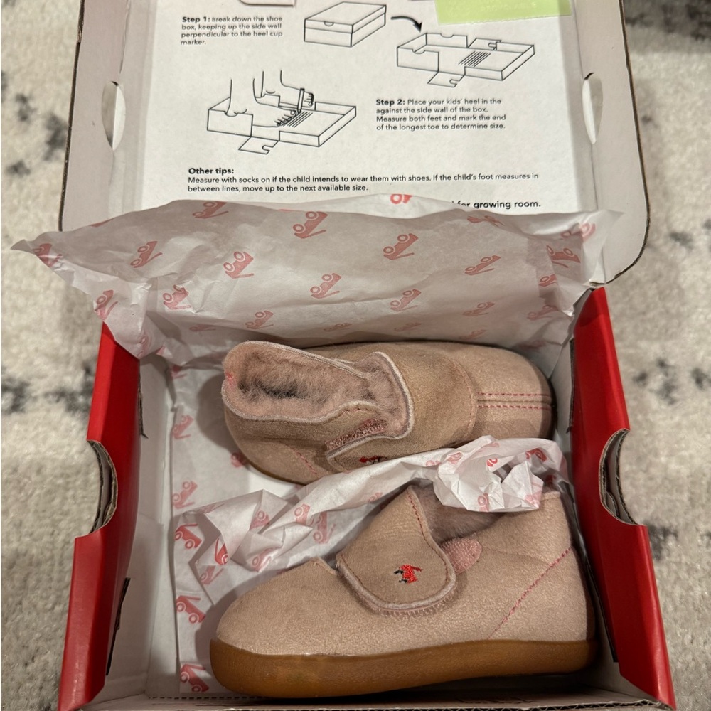 See Kai Run Blush Velcro Baby Shoes